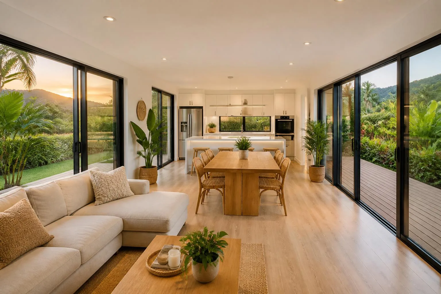 Interior del kit Mirador de 110 m²